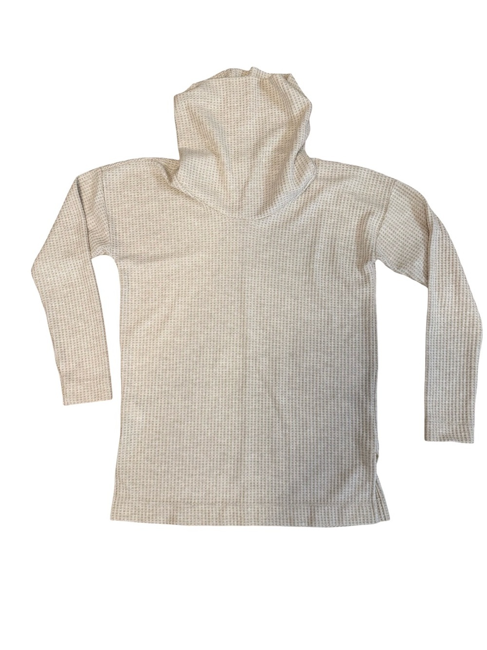 LOFT Cream Knit Top with Metallic Thread - Picture 1 of 4